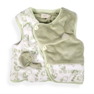 Toddler Girl Padded Green Vest